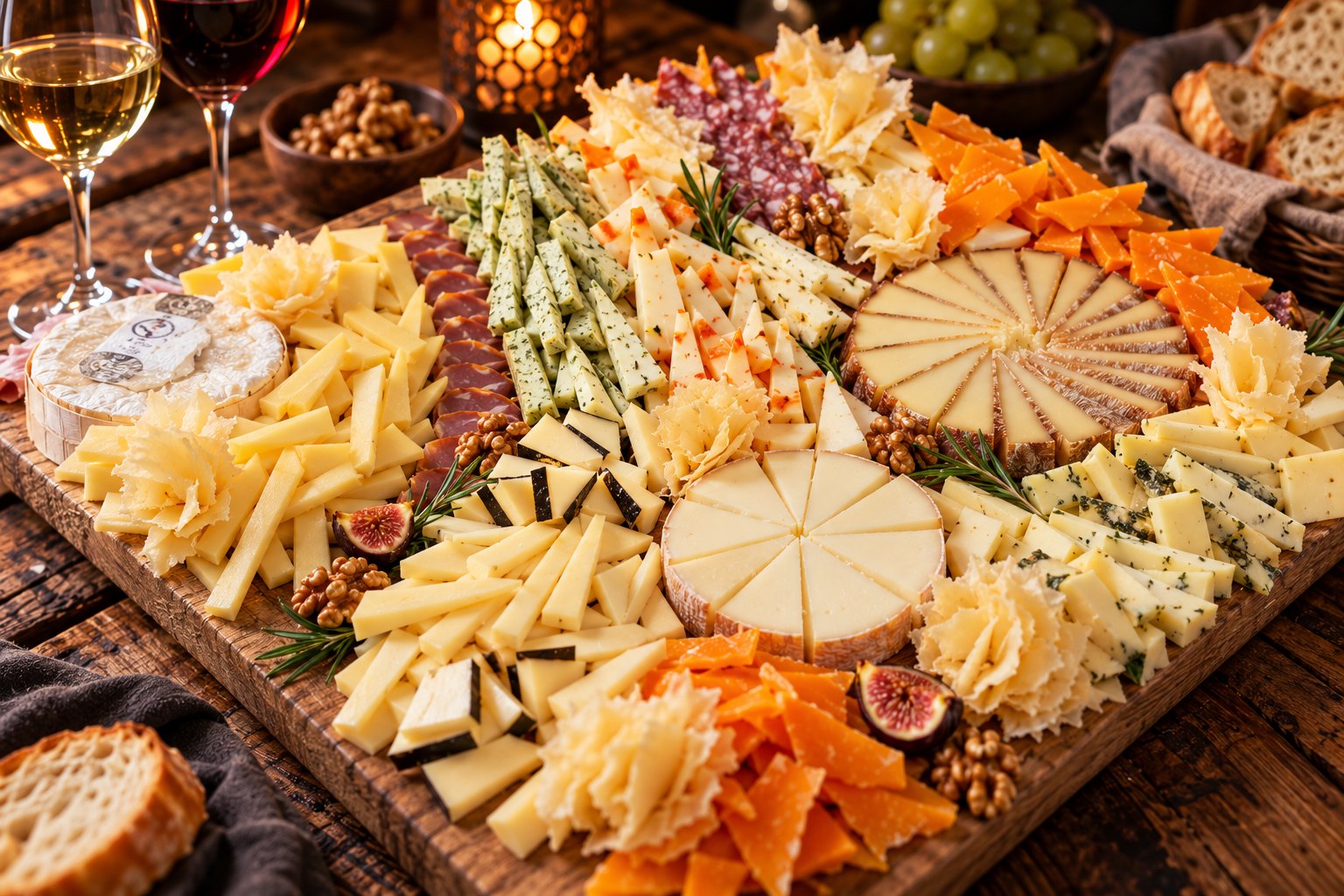Plateau de fromages et charcuteries artisanales et caquelon de fondue à emporter à Penol