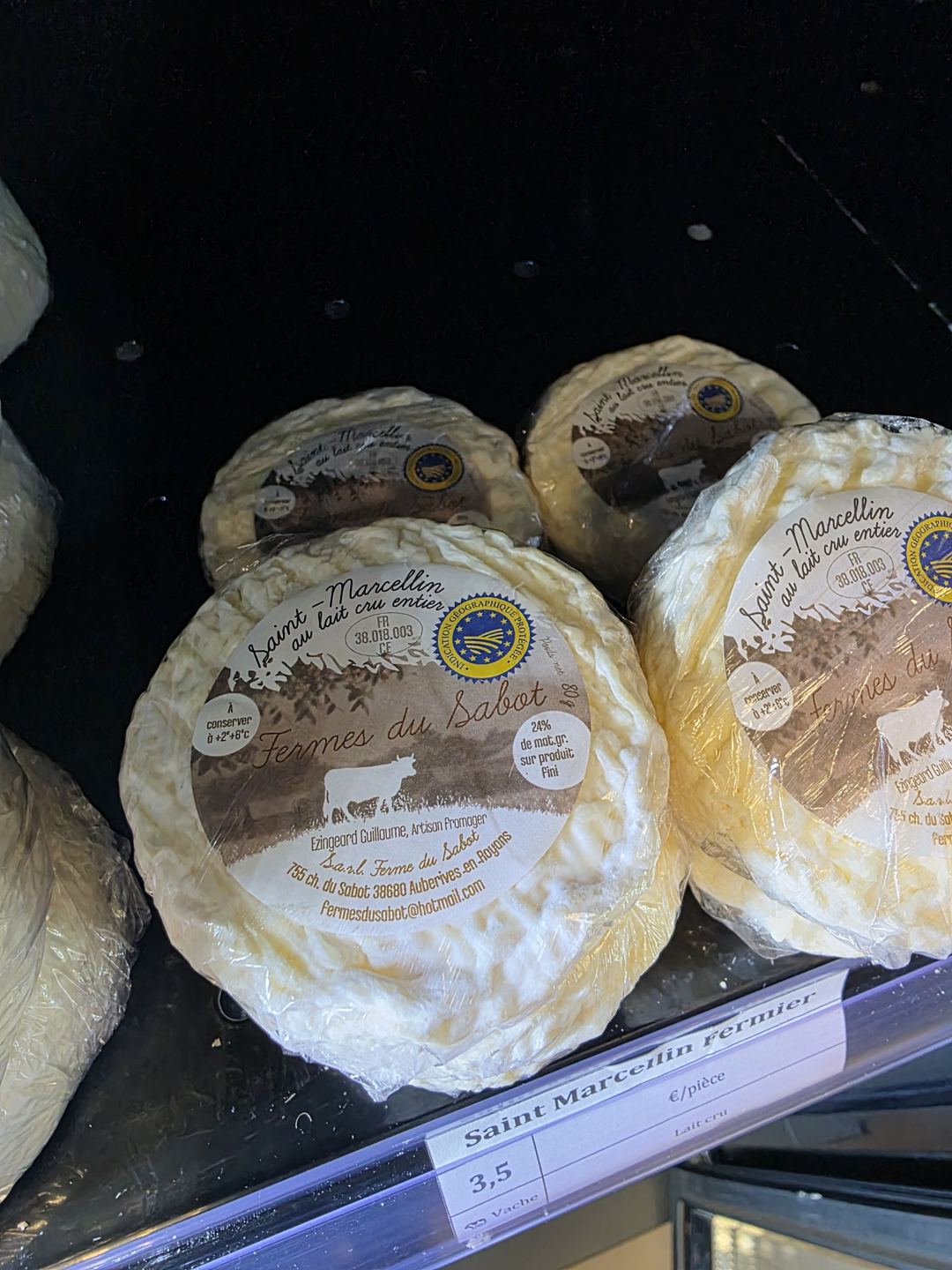 Saint-Marcellin fermier au lait cru
